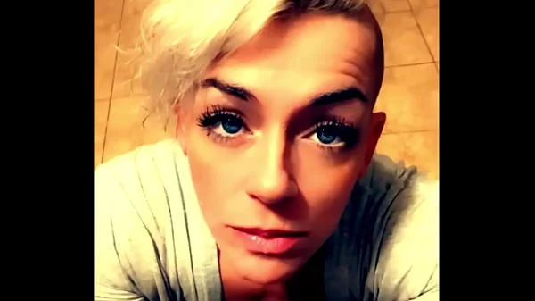 HORNY BLONDE SLUT LONG TONGUE DROOL CUMPILATION HIGHLIGHTS OF LEAKED CLIPS