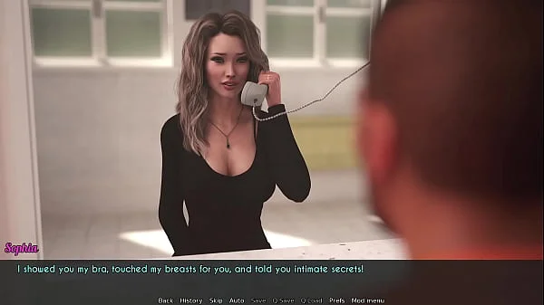 A Wife And StepMother (AWAM) #18b - Visiting Prisoner - 3D game, HD porn, 1080p