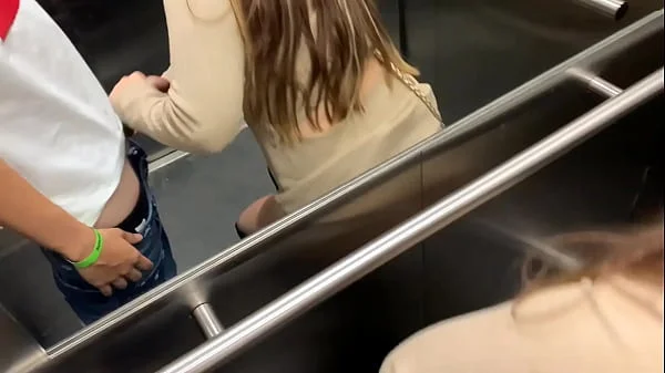 Sex in public, in the elevator with a stranger and they catch us