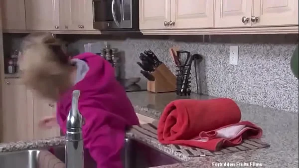 Jodi stuck in sink