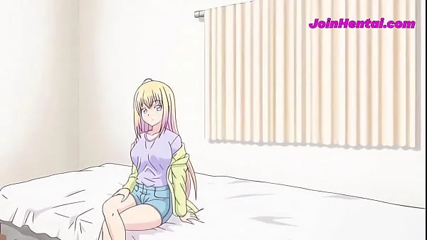 Blonde Stepsister Need To Suck Senpai Cock To Escape - Anime Hentai