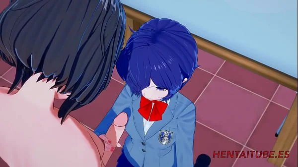 Tokyo Ghoul - Touka Kirishima Handjob, Blowjob and Fucked in a Table - Hentai 3D