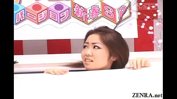 Crazy Japanese game show mini farm blowjob Subtitles