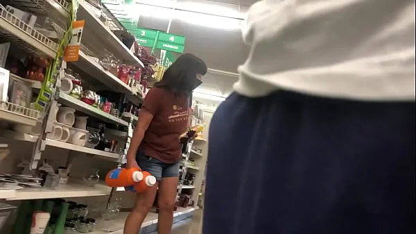 She kept looking cock bulge