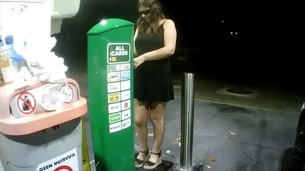 Flashing at the gas station