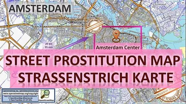 Amsterdam, Netherlands, Sex Map, Street Map, Massage Parlours, Brothels, Whores, Callgirls, Bordell, Freelancer, Streetworker, Prostitutes