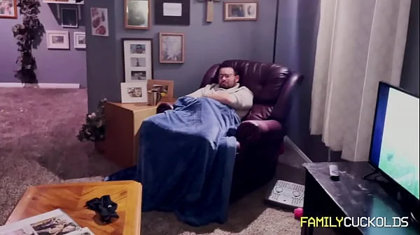 bull step sons put wimpy step dad into cuckold and fuck step mom McKenzie Lee