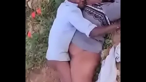 Old couple fucking outdoor in South Africa