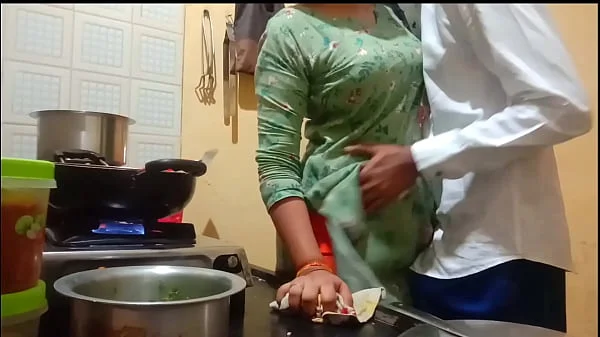 Indian sexy wife got fucked while cooking